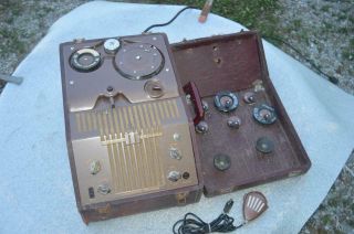 ,  Vtg Webster Chicago Electronic Memory Model 180 - 1 Rma 375 Wire Recorder,