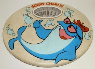 Vintage 1972 Charlie The Tuna Bathroom Scale Sorry Charlie Star Kist