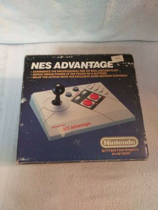 Nintendo Nes Advantage Joystick Controller Complete Vintage 1987