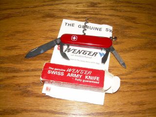 Vintage Swiss Army Knife Wenger Delemont