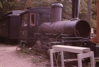 Unidentified Railroad Steam Engine Locomotive Train Shop Pa Photo Slide