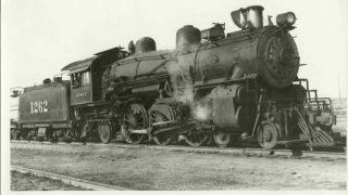 7cc743 Rp 1940/50s? At&sf Santa Fe Railroad Engine 1262