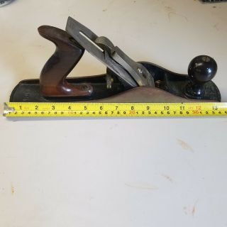 Vintage 1950’s Stanley Bailey No.  5 Wood Plane Woodworking Tool Nm