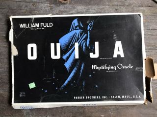 Vintage Ouija Board 1960’s William Fuld Parker Brothers Salem Massachusetts