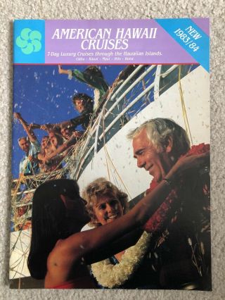 American Hawaii Cruises 1983/84 Cruise Brochure