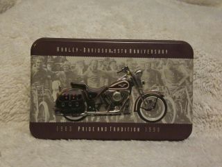 Harley Davidson Playing Cards Tin With One Deck Of Cards