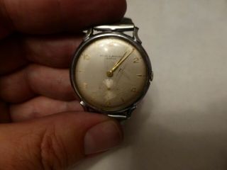 Vintage Baume & Mercier Geneve Gents 15 Jewel Mechanical Watch,  For Repair.