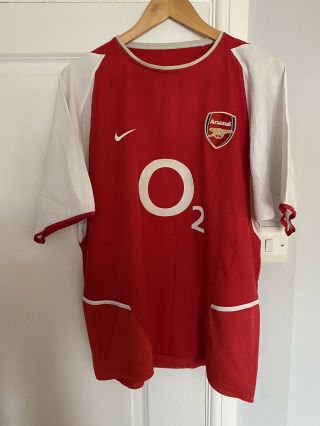 Retro Vintage Arsenal Invincible Home Football Shirt 2002/04
