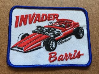 Vintage Invader George Barris Custom Cars Automobile Patch