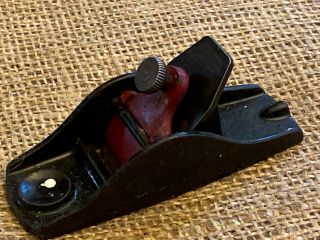 Vintage Stanley No.  101 Mini Thumb Plane 3 - 1/2  Long,  Made In USA 2