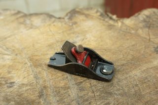 Vintage Stanley No.  101 Mini Thumb Plane 3 - 1/2  Long,  Made In USA 3