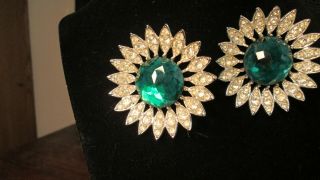 Vintage Sarah Coventry Kathleen Parure Brooch And Earring Set,  2 Brooches