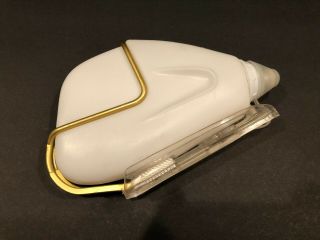 Vintage Aerodynamic Water Bottle,  Gold Cage - Shimano Dura Ace Ax Style - Aero