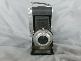 Fixer Up Agfa Record Iii Vintage 6x9 Folding Film Camera 1:4.  5 Lens - Germany