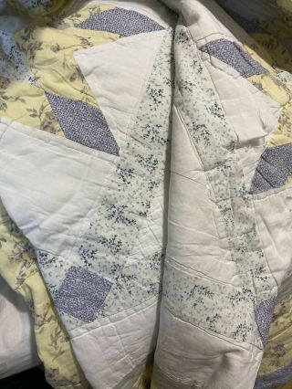 Vintage Queen Size Quilt Vintage Bedding IOWA STAR vintage Quilting 3