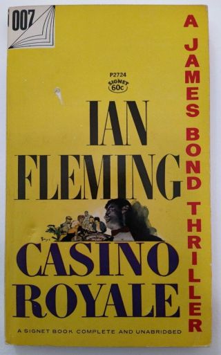 Casino Royale - By Ian Fleming (james Bond Thriller) Vintage Pb Book