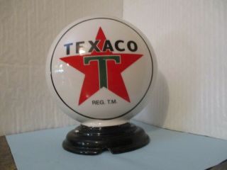 Vintage Miniature Desk Top Texaco Gas Pump Globe