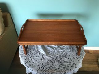 Vintage Teak Wood Bed Tray Table Goodwood 22 X 14 "