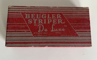 Vintage Beugler Striper De Luxe Automotive Pin Striping Tool Kit Pinstriping