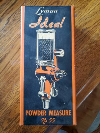 Vintage Lyman Ideal 55 Powder Measure With Box