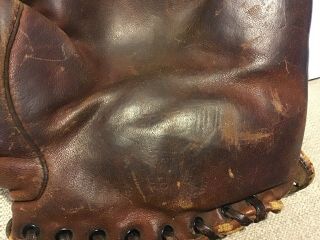 Vintage Brine Split Fingered Right Handed Baseball Glove Youth Size 2