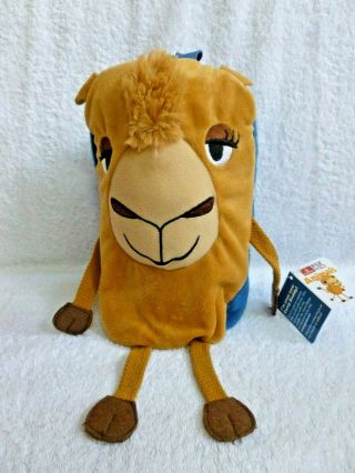 Euc Fly With Me Animals Carry Buddy Emirates Airline Leila Camel Fleece Blanket