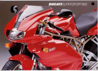 Ducati 900 Ss Leaflet Prospekt,  1999