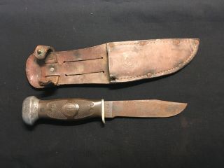 Vintage Remington Umc Hunting Knife / Boy Scouts Of America