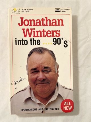 Rare,  Vintage: Jonathan Winters Into The Nineties Audio Cassette Tape