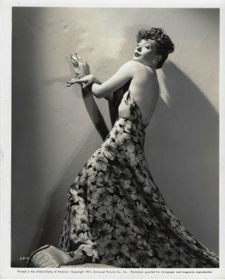 Mexican - American Actress Lupe Velez Vintage Studio Photo By Ray Jones,  2
