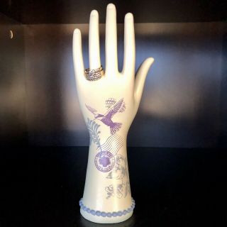 Hand Sculpture Ring Bracelet Holder Organizer Vintage Style 10” X 4”