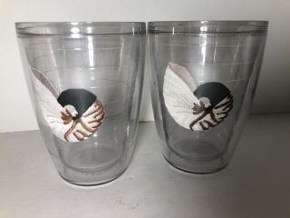 2 Vintage Tervis Tumbler Short Curled Shell Patch - Signature Series Rare