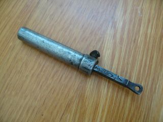 18th Or 19th C German Silver Powder Measure - Pistol Size - Unusual & Rare