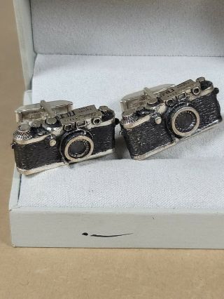 Vintage Fenwick & Sailors Sterling Silver Camera Cuff Links Vintage Beauties