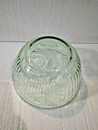 PRIVATEPair of Vintage PYREX Ribbed Green Mixing BOWL 7402 - S,  6 CUP,  7 