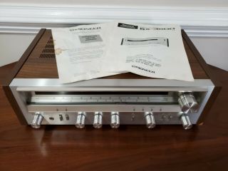 Vtg Audiophile Pioneer Sx - 3500 Stereo Receiver Silver Face Lqqk