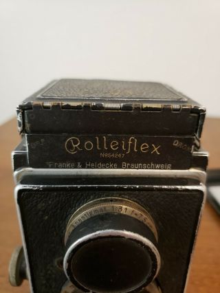 Roleiflex K1 Vintage TLR Camera 1928 - 1932 Ziess Tessar 3.  8 Lens 2