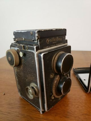 Roleiflex K1 Vintage TLR Camera 1928 - 1932 Ziess Tessar 3.  8 Lens 3