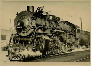 6ee560 Rp 1940/50s At&sf Santa Fe Railroad Engine 3728