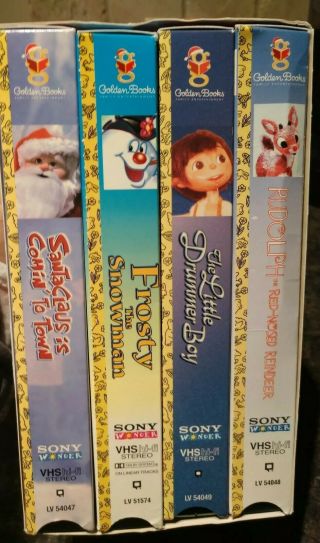 Christmas Movie Classic Series Vhs 4 Movies Vintage