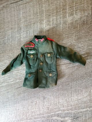 Vintage Gi Joe Sotw German Uniform Green Jacket 1964