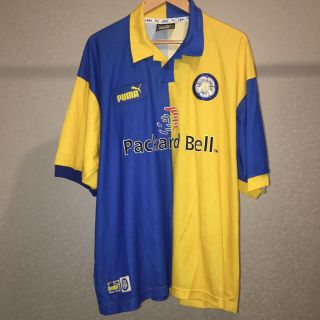 Vintage Puma Leeds United Away Shirt 1997 - 1999 Size Xl