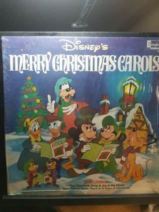Vtg Vinyl Lp Record Disney’s Merry Christmas Carols Walt Disneys Disneyland