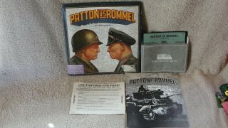 Vintage 1983 " Patton Vs Rommel " For Commodore 64 & 128