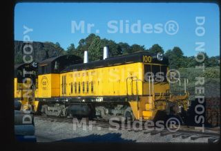 Slide C&bl Conneaugh & Black Lick Railroad Nw2 100 Johnstown Pa 1980