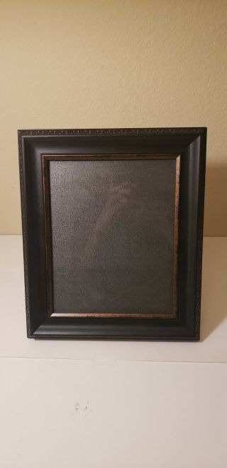 Vintage Style Wood Black Frame 8 X 10 Picture Opening Fast