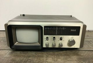 VTG RCA AM FM TV Radio Combo Portable AFR 055B 1981 Parts Repair 2