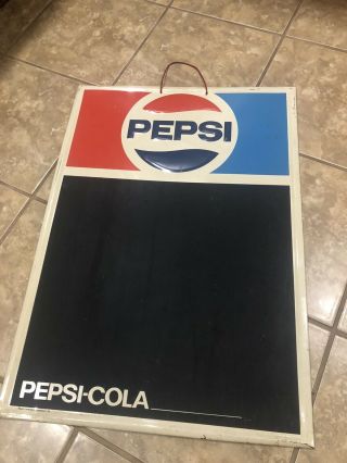 Vintage,  Pepsi - Cola Chalkboard Sign,  Barker - 76,  26.  5x19.  5