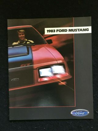 1983 Ford Mustang Dealer Brochure