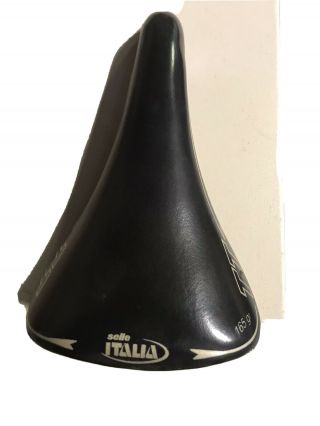 Vintage Selle Italia Flite Tt Carbon Titanium Rail Saddle : Black